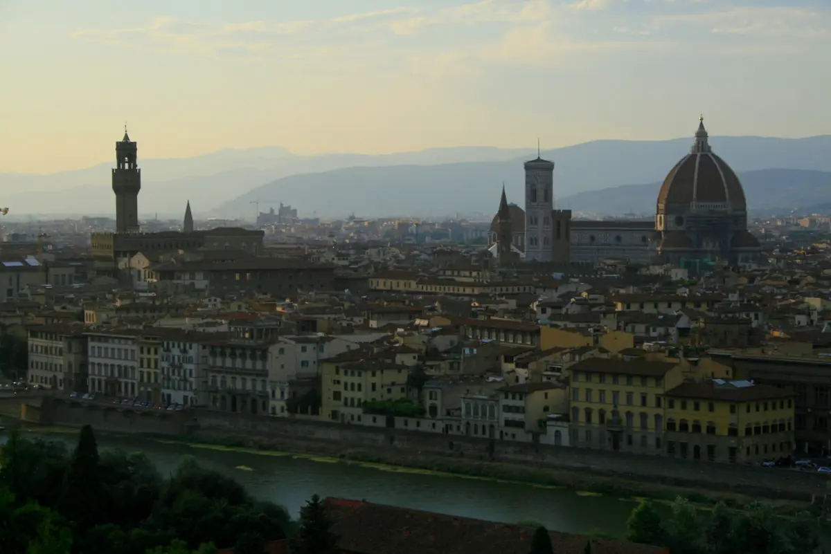 Florence at dusk