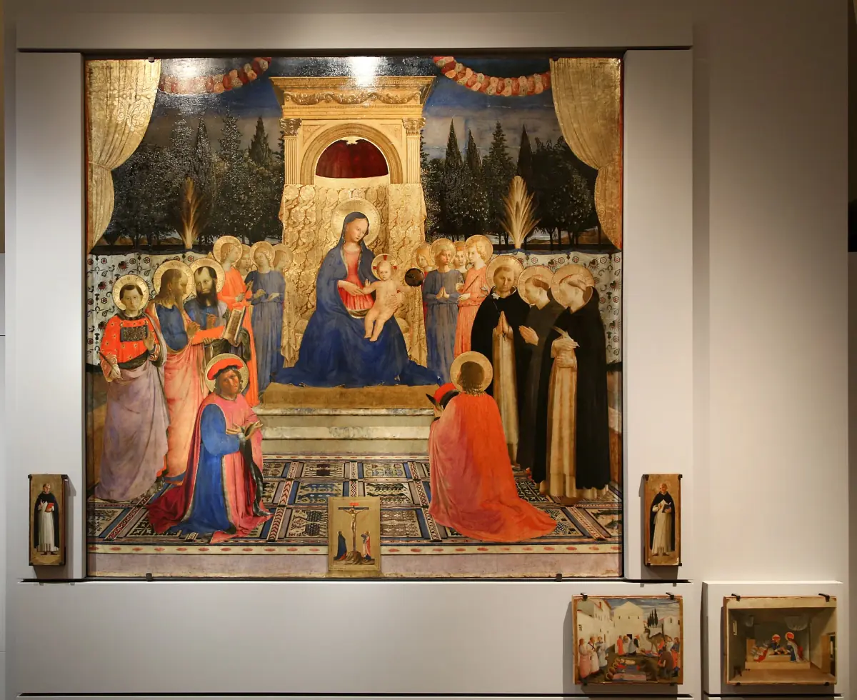 A Fra Angelico altarpiece in the Museo di San Marco