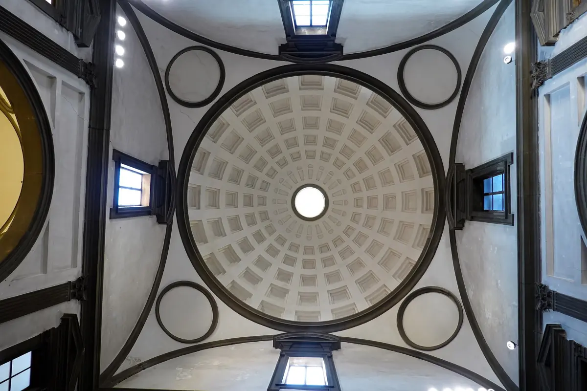 The dome of Michelangelo's New Sacristy
