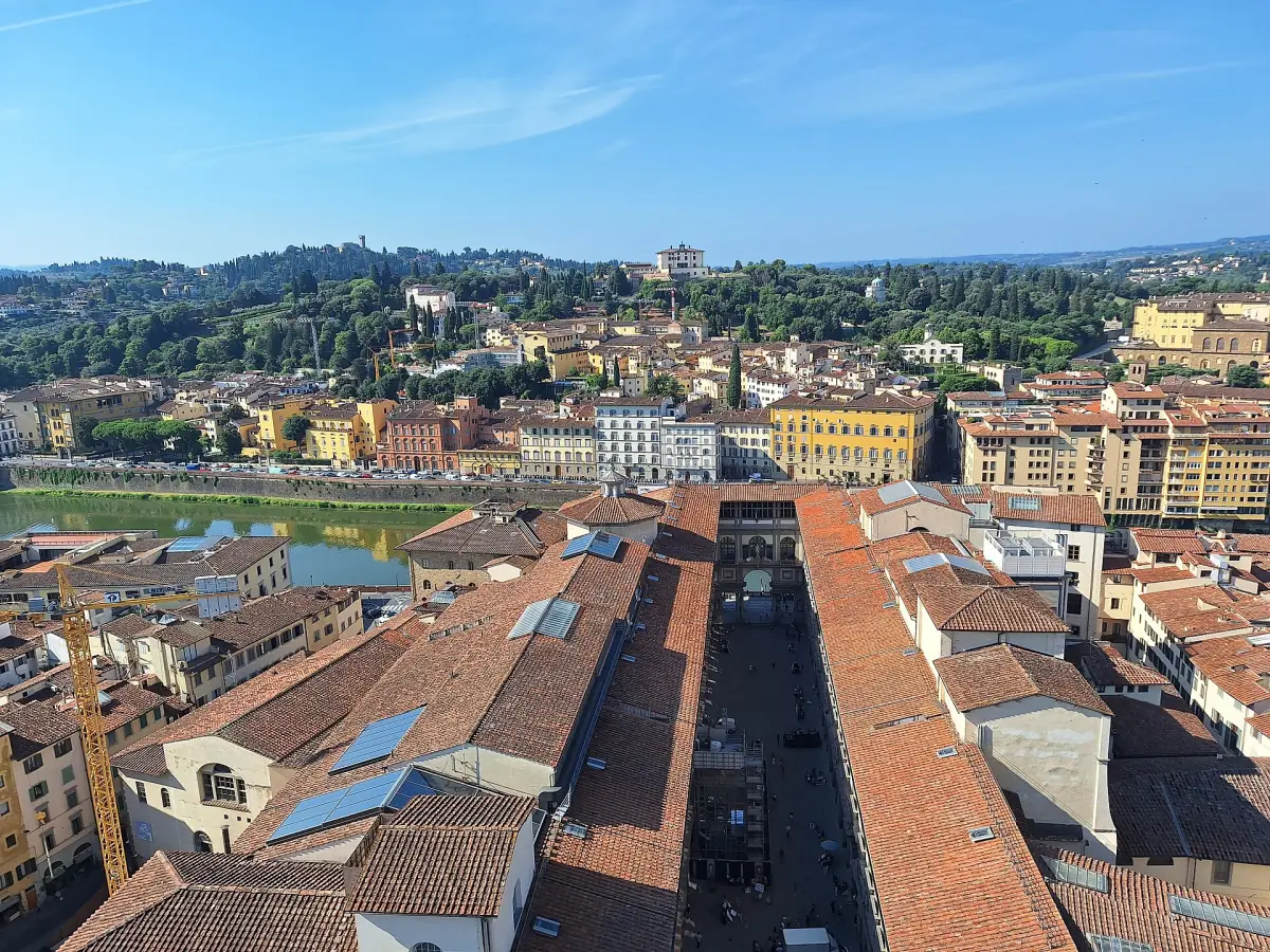 The Uffizi seen from Palazzo Vecchio